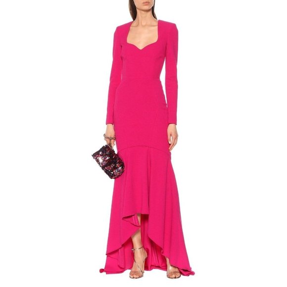 Rebecca Vallance Dresses & Skirts - Rebecca Vallance BNWT Delilah Crepe Magenta Gown Women's Size 10 Dress RRP $795
